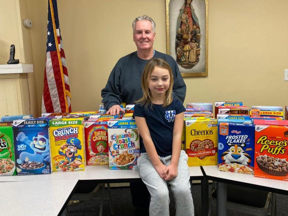 cereal box donation